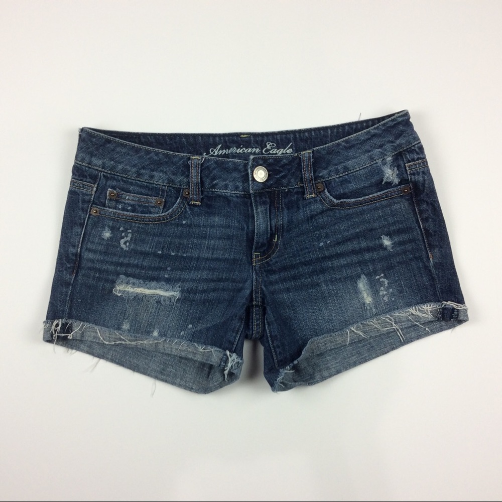 American Eagle Outfitters Distressed Jean Shorts